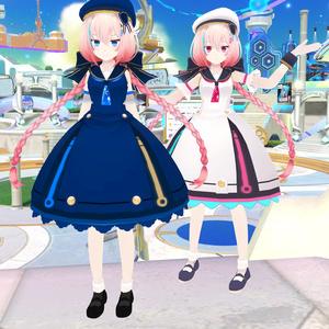 Vket-chan additional skins "Blue" and "Inverted" / Vketちゃん追加スキン「青」と「反転」