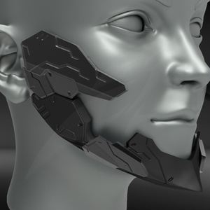 Cyborg Jaw Armor V2