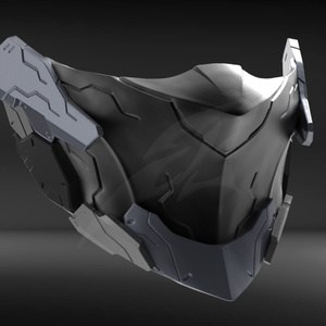 Cyborg Mask V2 STL for 3DPrint
