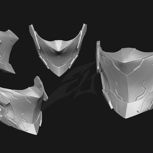 Cyborg Mask V2 STL for 3DPrint