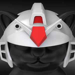 Cat Helmet Mecha01 - 猫の帽子