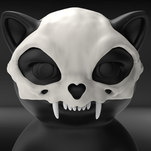 Cat Skull hat - 猫の帽子