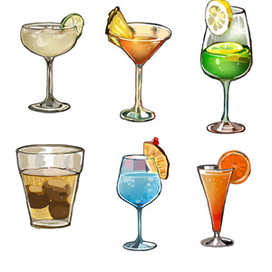 おしゃれなお酒素材