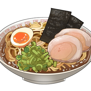 好きに具材を配置できるラーメン素材