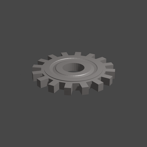 【3Dモデル】歯車_クランク_ver_1.00