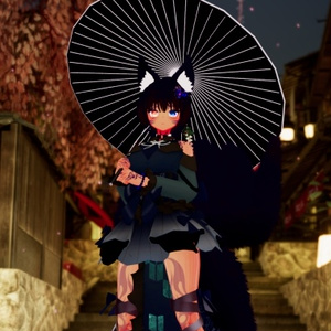 【3Dモデル】番傘　CFA－A－XI　光残響 缩略图 5
