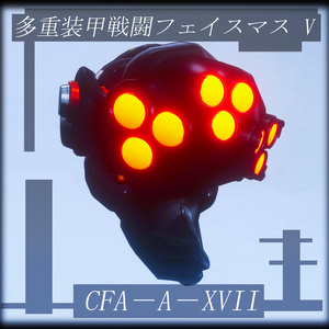 3D model] CFA-A-XVII Multi-Heavy Armored Combat Facemouth V
