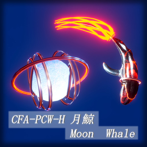 3D model] HALO CFA-PCW-H Moon Whale
