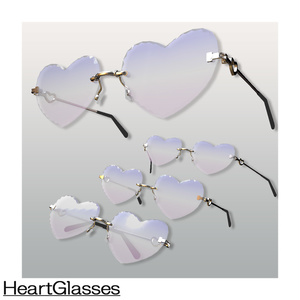 【調整シェイプキーあり】HeartGlasses