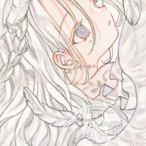 Original Illustration [Hakuhyo] Framed Original Artwork