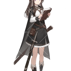 【立ち絵】No.001＿少女＿ファンタジー