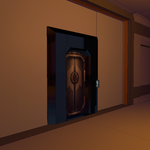 [VRChat] Sci-Fi Sliding Door - Fully Synchronized (UdonSharp/Graph)