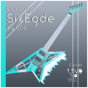 3Dモデル「Sixedge」カラバリ8色あり