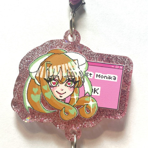 ドキドキ文芸部 ポップアップ カフェ ユリ グッズ まとめ DDLC DDLC】ユリ アクキー - picapica - BOOTH