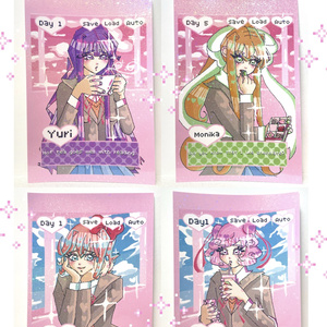 ドキドキ文芸部 ユリ アクリルキーホルダー ドキドキ文芸部 ナツキ ユリ サヨリ モニカ アクリルキーホルダー