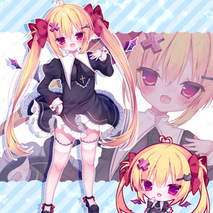 【限定１点】商用可❤萌え❤立ち絵 (SDキャラ、キービジュアル、差分セット)【IRIAM対応〇】