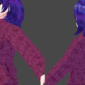 Unisex Athleisure Fleece Jacket for VRoid
