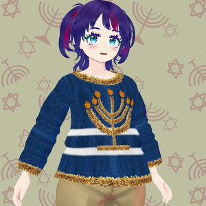 Ugly Hanukkah Sweater for VRoid