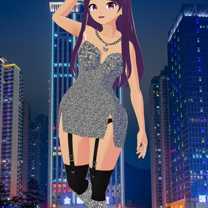 Sexy Nightclub Coord for Vroid Stable