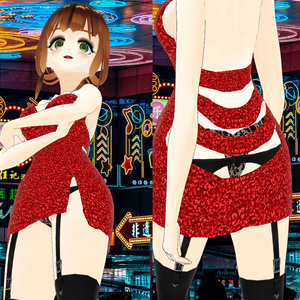 Sexy Nightclub Coord for Vroid Stable