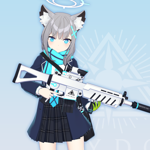 【3Dモデル】シロコ【VRC】