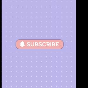 YouTube Shorts・TikTokに最適！ポップで可愛い「SUBSCRIBE」ボタン素材