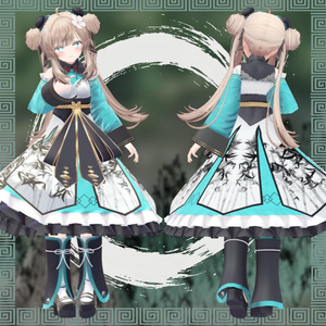 【VRC衣装】碧墨 缩略图 3