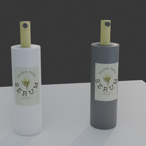 【Blender】美容液っぽいボトル