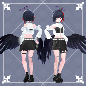 【オリジナル3Dモデル】シュカ - Choucas - #Choucas3D (7sBody) 缩略图 3