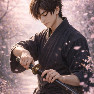 Cherry Blossom Samurai – Quiet Resolve