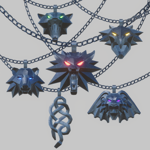 Witcher School Medallions (Unity/VRChat)