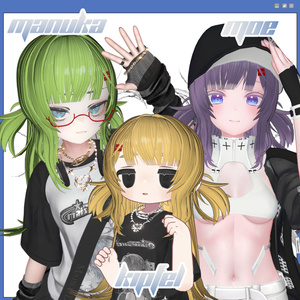 【複数アバター対応】サブカルツインヘアー【VRChat】 缩略图 2