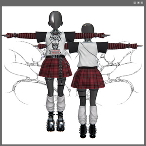 【複数アバター対応】SubcalPunk☆Tokyo【VRChat】 缩略图 2