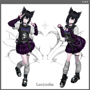 【複数アバター対応】SubcalPunk☆Tokyo【VRChat】 缩略图 11