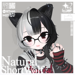 【複数アバター対応】Natural Short Wolf【VRChat】