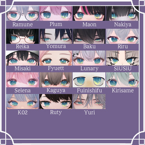 【91アバター対応】『おぼろ』(Eye texture) 缩略图 9