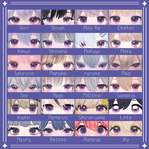 【91アバター対応】『よひら』(Eye texture) 缩略图 4