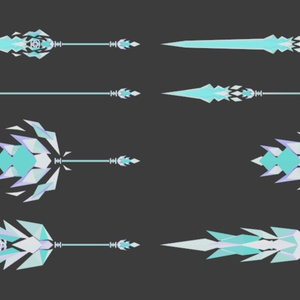 【オリジナル変形武器】EncelusGlacies＆DustTailGlacies（グラキエス）（剣・メイス・槍） 缩略图 4