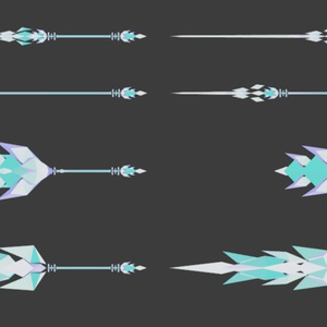 【オリジナル変形武器】EncelusGlacies＆DustTailGlacies（グラキエス）（剣・メイス・槍） 缩略图 5