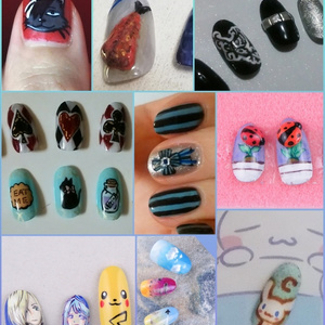 【あ 】　にじさんじ　葛葉　ネイルチップ nailtip にじさんじ葛葉ネイル(現品) - papillonnail🦋 - BOOTH