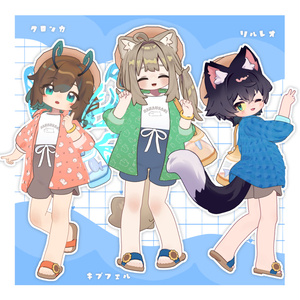 【VRChat】さんさん☀️なつびより！ #ななうさぎ 【複数アバター対応】 缩略图 6
