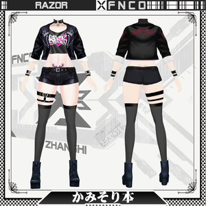 Vroid - かみそり本/職業服/razor