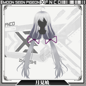 Vroid -月見鳩ー - Moon seen pigeon