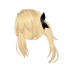 【VRC想定】Golden Twintail hair 缩略图 10