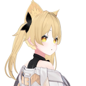 【VRC想定】Golden Twintail hair 缩略图 4