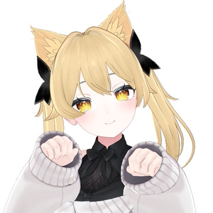 【VRC想定】Golden Twintail hair 缩略图 3