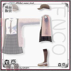 [Vrchat/xwear/Vroid]-Mori-ゴシック【5アバター対応】 缩略图 10