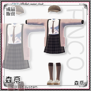 [Vrchat/xwear/Vroid]-Mori-ゴシック【5アバター対応】 缩略图 6