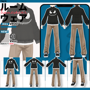 Vroid -ルームウェア/職業服-5色/homewear