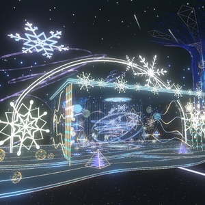 Warudo environment:雪境流光 缩略图 8